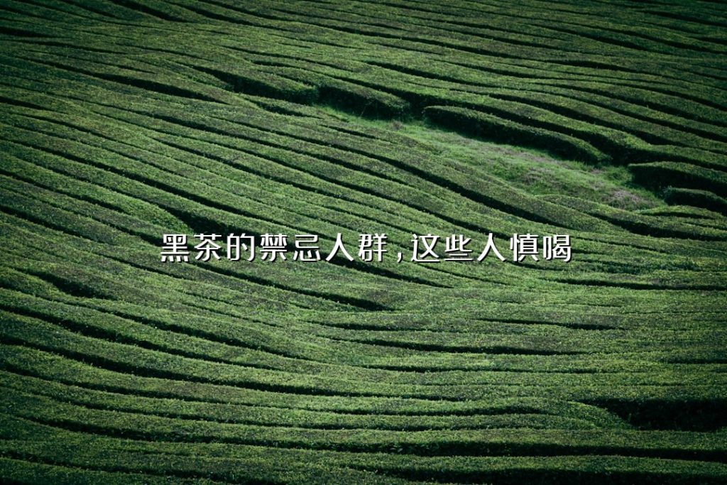 黑茶的禁忌人群，这些人慎喝